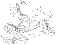 Front Frame And Footrest Assembly