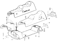 Gas Tank And Seat Assembly