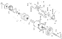 Drive Train Shaft And Brake Assemblies