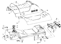 Gas Tank, Seat, And Taillight Assemblies