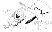 Hood And Windshield Assembly
