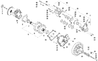Drive Train Shaft And Brake Assemblies