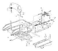 Rack, Backrest, Taillight, And Hitch Assemblies