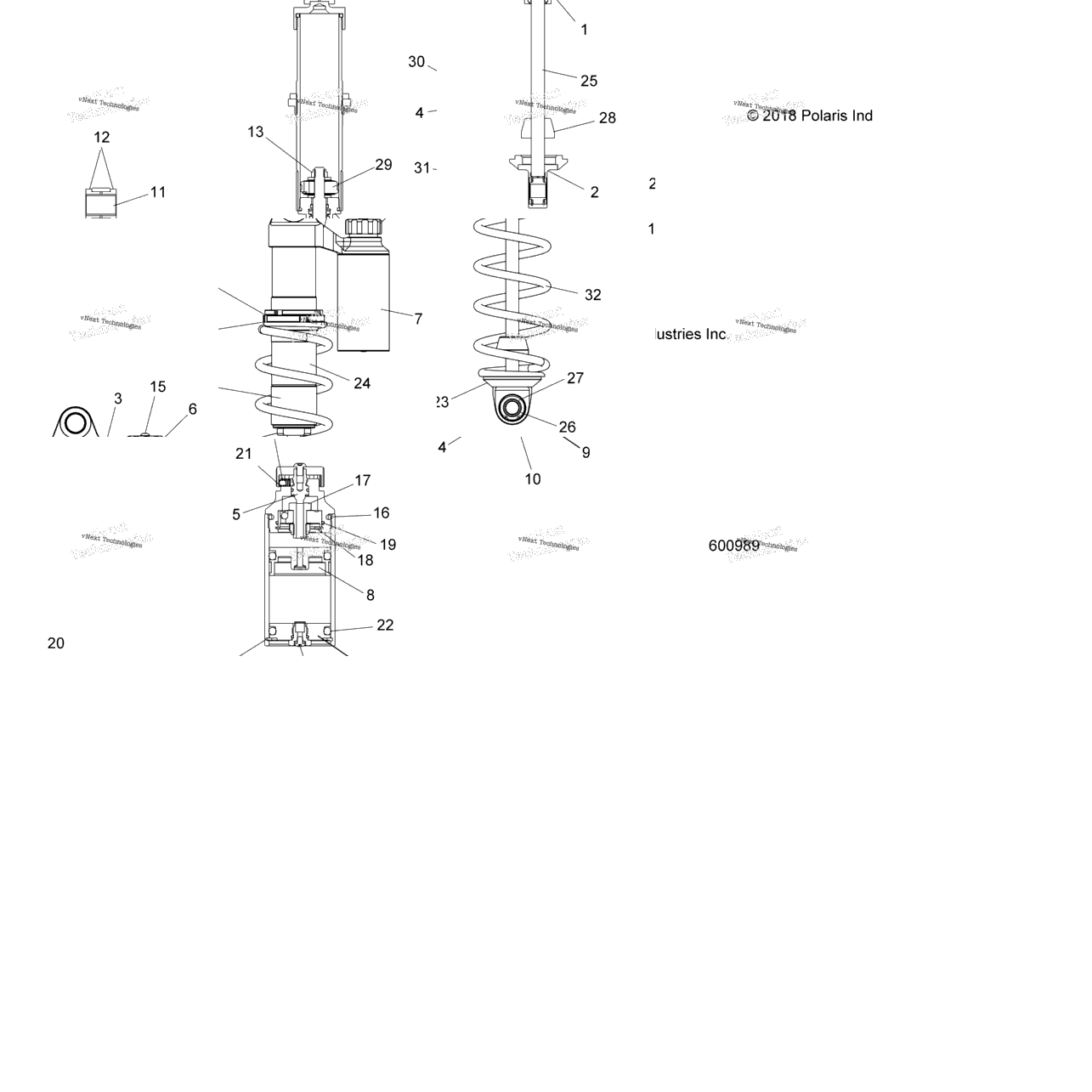Suspension, Shock, Ifs W/Reservoir )