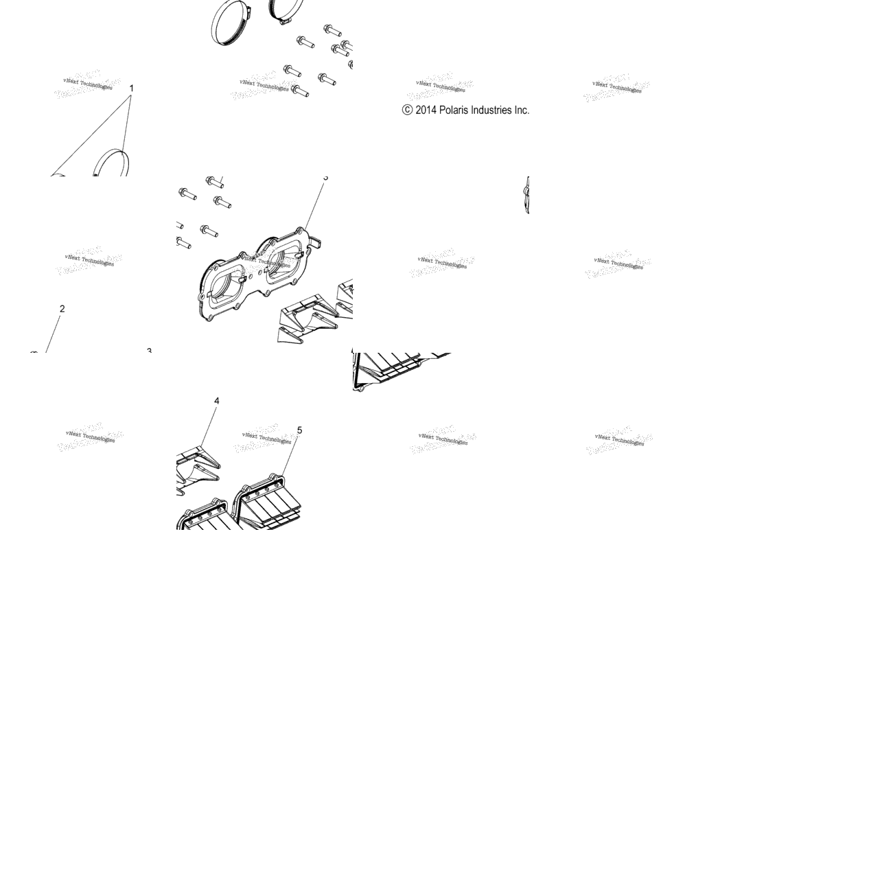 Engine, Reed Valve & Throttle Body Adaptor
