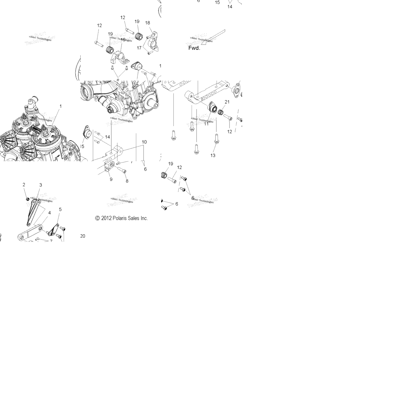 Engine, Mounting & Long Block