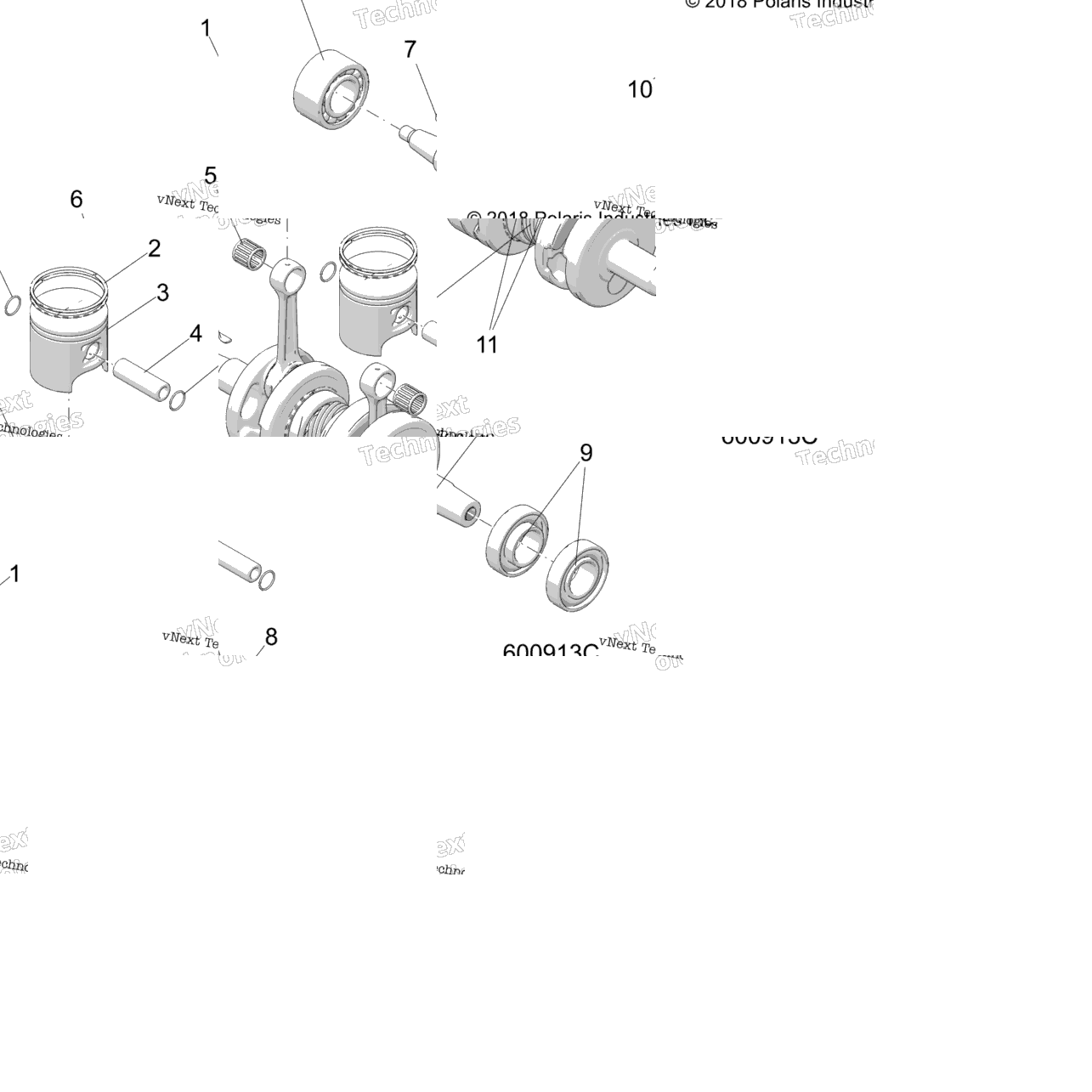Engine, Piston & Crankshaft
