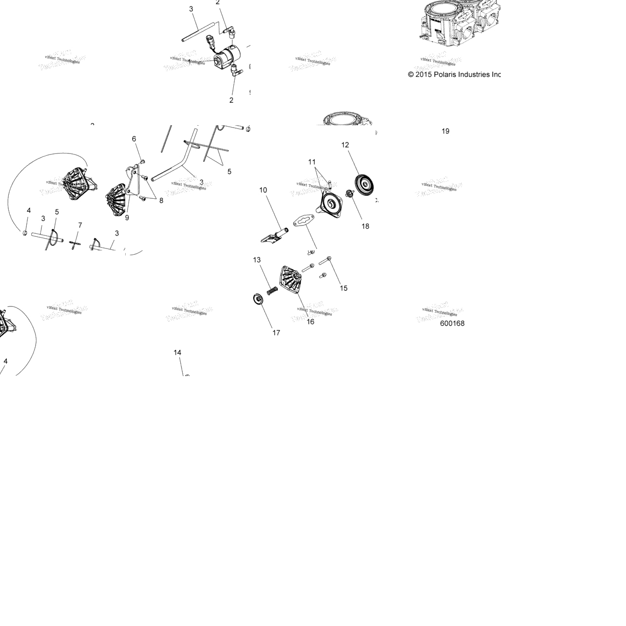 Engine, Exhaust Valves & Solenoid
