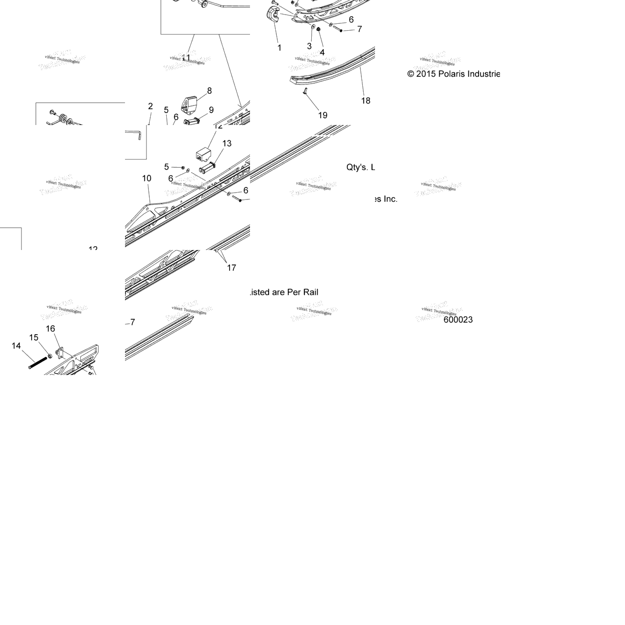 Suspension, Rail Mounting