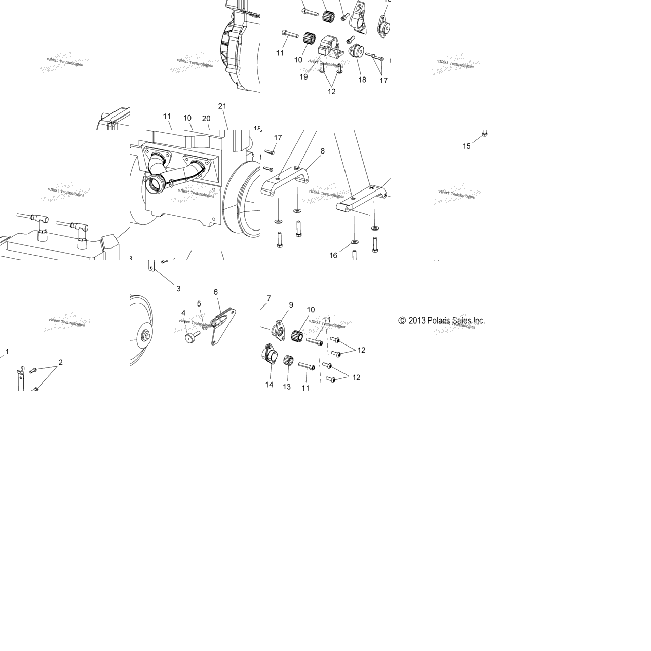 Engine, Mounting & Short Block Sl All Options