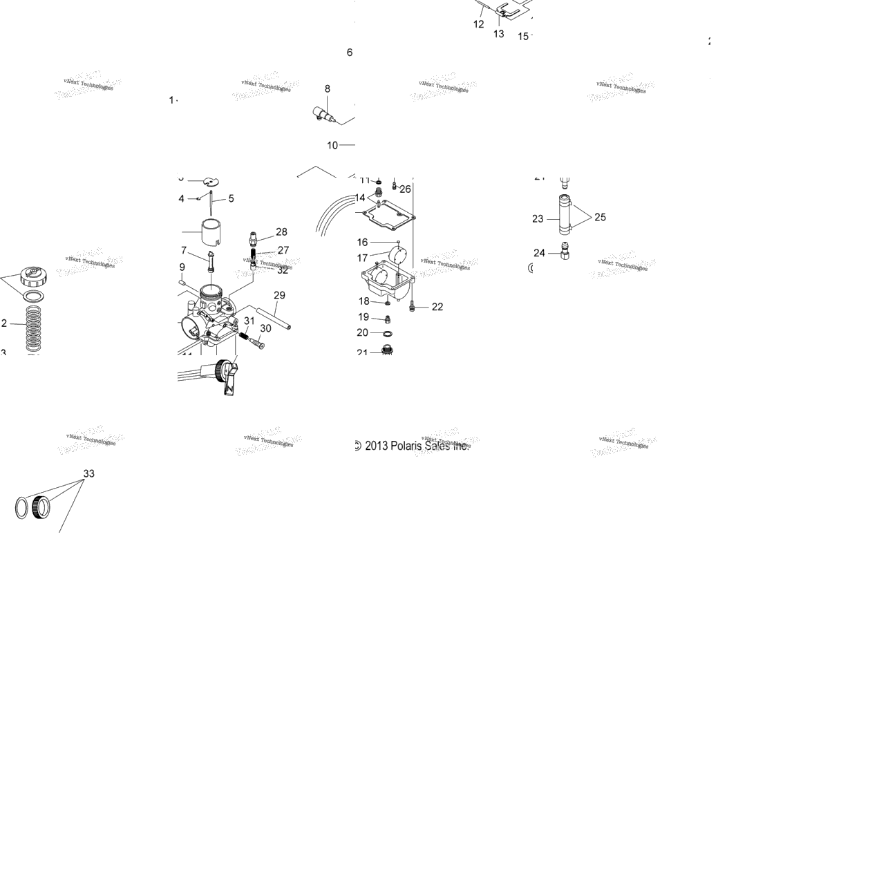 Engine, Carburetor & Choke