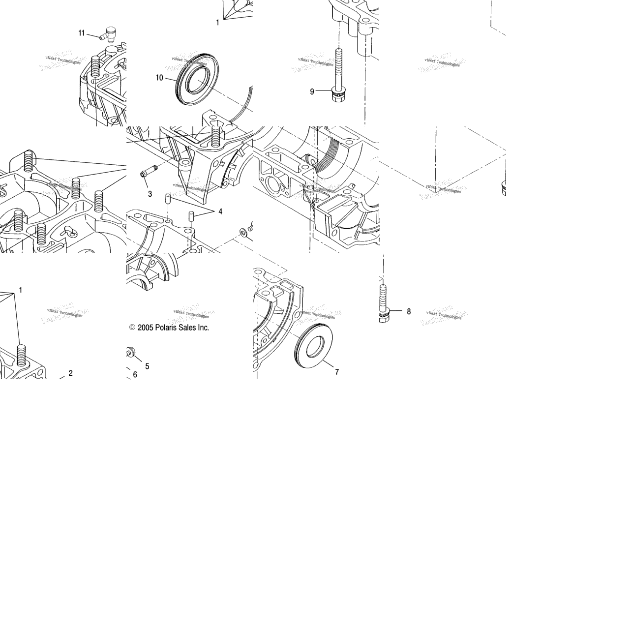 Engine, Crankcase
