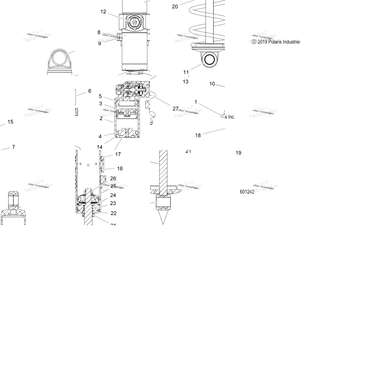 Suspension, Shock, Front Track