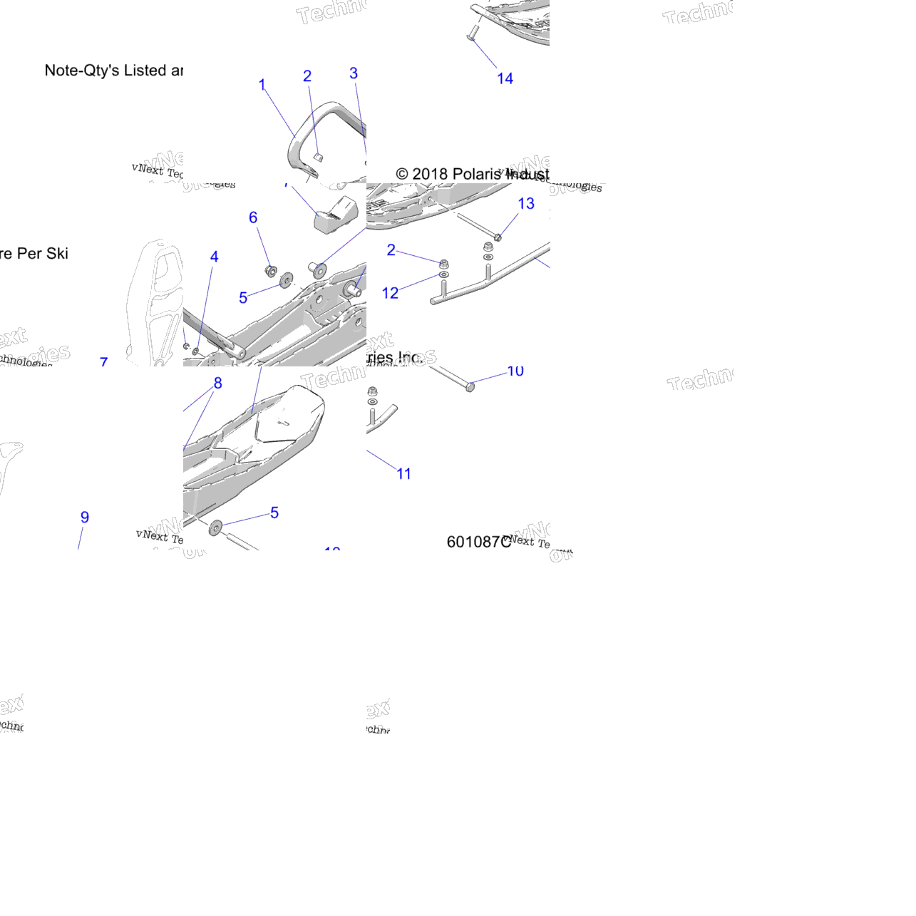 Steering, Ski Asm. All Options