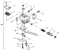 Master Cylinder Assembly Storm E940782 & Storm Sks E948582