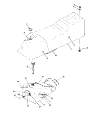 Seat/Gas Tank Assembly Supertrak