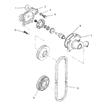 Water Pump Xlt/,Xlt Sp/0930667 & Xlt Sks/ 0930567