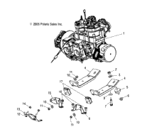 Engine, Mounting