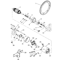 Starting Motor Assembly Trail Deluxe 0940262 & European Trail Deluxe E95