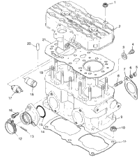 Cylinder 500 0972764, European 500 E972764, 500 Sks , European 500 S