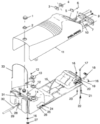 Seat & Gas Tank Xlt Classic