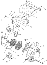 Blower Housing & Recoil Lite & Lite Deluxe 0973431