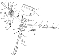 Steering Handlebar Assembly Xlt 0940767, Xlt Sp & Xlt Sks 0940567