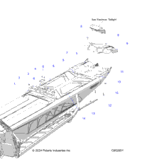Chassis, Rear, Misc. Covers And Snowflap