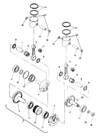 Piston And Crankshaft 500 & 500 Classic