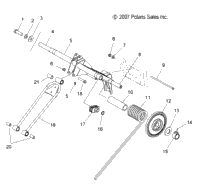 Suspension, Torque Arm, Rear