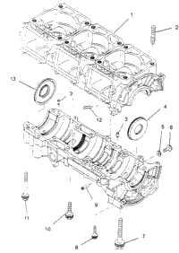 Crankcase Ultra Sp & European Ultra Sp E960678