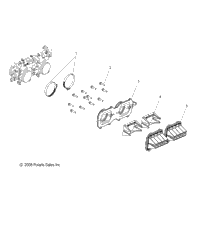 Engine, Reed Valve & Throttle Body Adaptor
