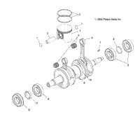 Piston & Crankshaft S05np8cs/8Csa/8Csb/Ne8cs/8Csa (4993799379E10)