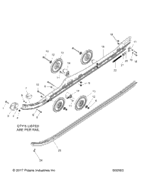 Suspension, Rail Asm
