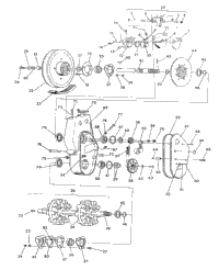 Brake And Chaincase From Serial Number 1845189 Trail From Serial Number 1