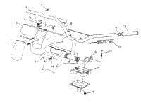 Steering Handlebar Assembly 440 0952760, 440 Sks 0952560, & European 4
