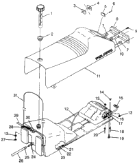 Seat & Gas Tank Xlt Ltd Sp