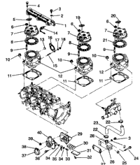 Cylinder & Manifold Assembly Storm E940782 & Storm Sks