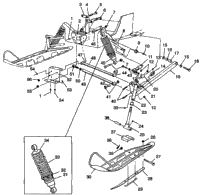 Front Suspension & Ski Trail Touring 0982362 & European Trail Touring E