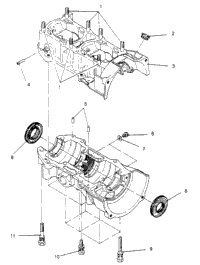 Crankcase Assembly Widetrak Lx 0952064 & European Widetrak Lx