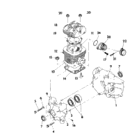 Crankcase & Cylinder Star Lite