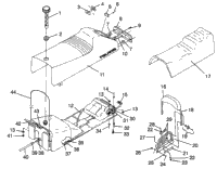 Seat & Gas Tank Trail 0972761, European Trail E972761, Trail Touring 097