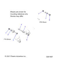 Suspension, Shock Mounting, Rear Susp
