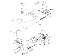Seat & Gas Tank Assembly Super Sport