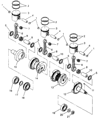 Piston & Crankshaft Xlt Ltd Sp