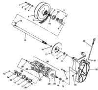Drive Train Assembly Storm E940782 & Storm Sks