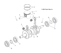 Piston & Crankshaft S05np7cs/7Csa/7Csb/Ne7cs/7Csa (4993799379D14)