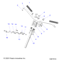 Steering, Upper & Handlebar Asm