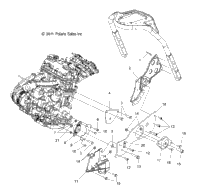 Engine, Mounting, Lh