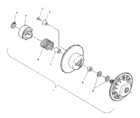Driven Clutch Assembly Lite Gt/0933133 & Starlite Gt